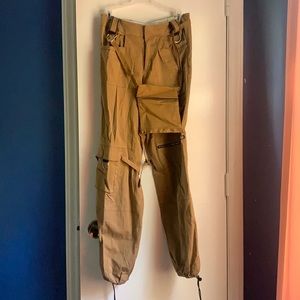 khaki joggers